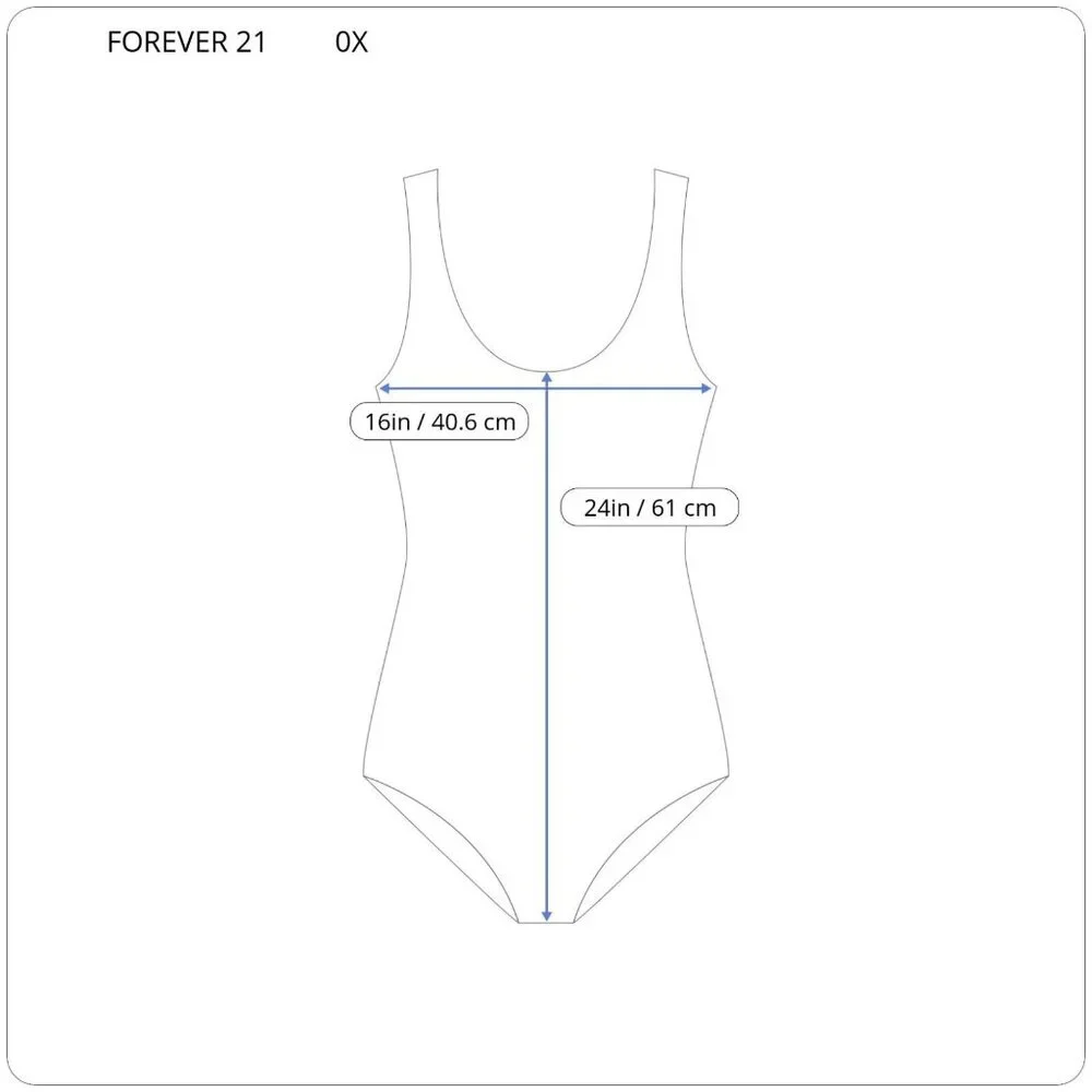 Forever 21 Womens 0X Swimsuit Black Waffle Knit One Piece Criss Cross BLA236E